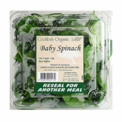 Organic Baby Spinach Leaves Coolibah Herbs Red Hill Fresh