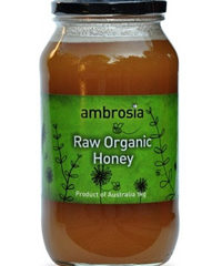 Honey Raw Organic 1kg Ambrosia