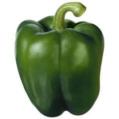 Organic Green Capsicum per unit