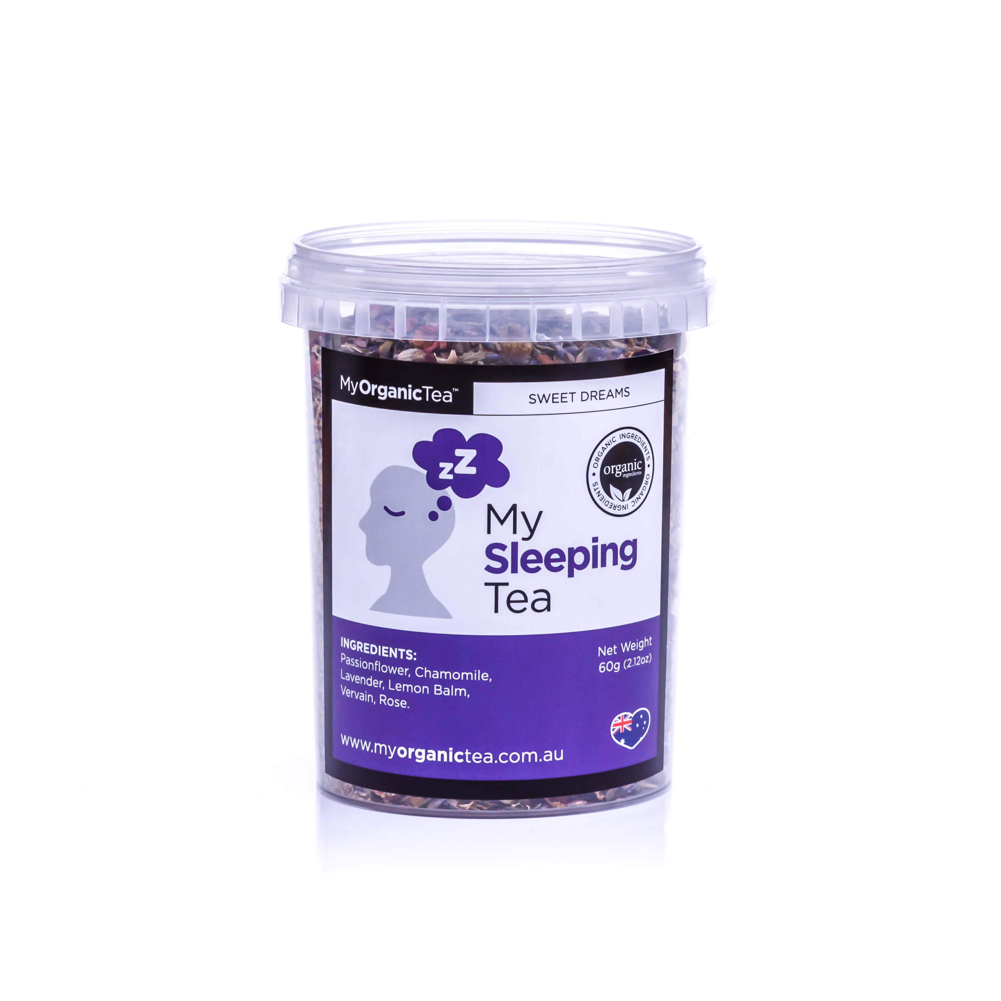 My Sleeping Tea 60 Grams (30 Serves) OrganiTea Red Hill Fresh