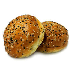 Baker Boys Fresh Bread - Hamburger Bun Milk Seeded (Black Seeds)