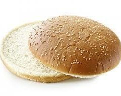 Baker Boys Fresh Bread - Hamburger Bun Milk Linseed & Sesame Seed 100g