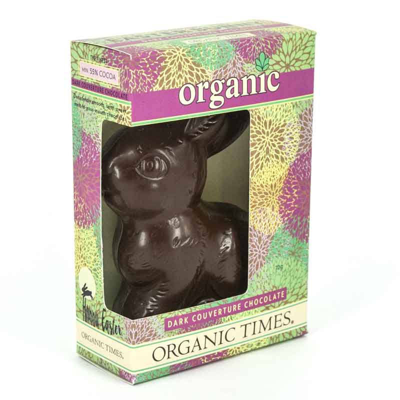 Organic Dark Chocolate Easter Bunny 70g Red Hill Fresh