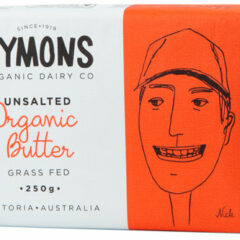 Organic Butter UNSALTED from Symons Organic 250g