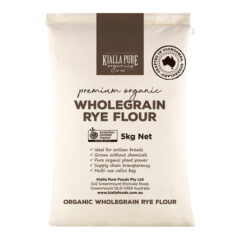 Organic Wholegrain Rye Flour 5kg - Kialla Pure Foods